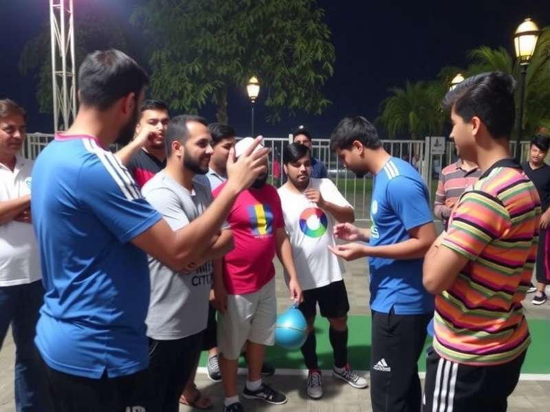 Bhangra Blades community event image showing players gathering